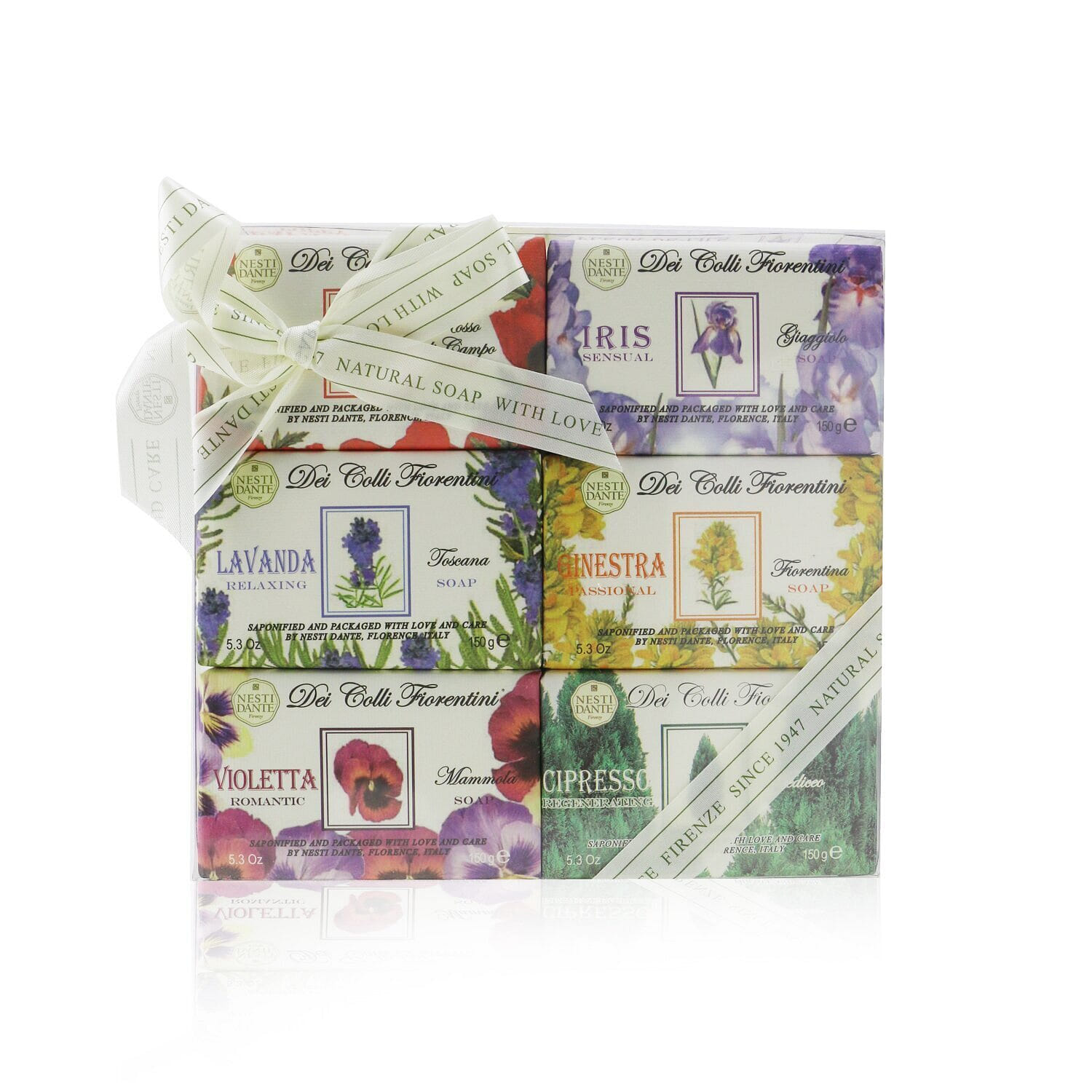 Nesti Dante Natural flower soap gift box set 150g/5.3oz 150 그램