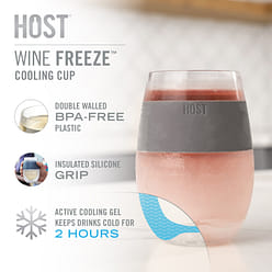 Wine FREEZE™ in Gray (set of 2) and lids (by HOST® 2 份