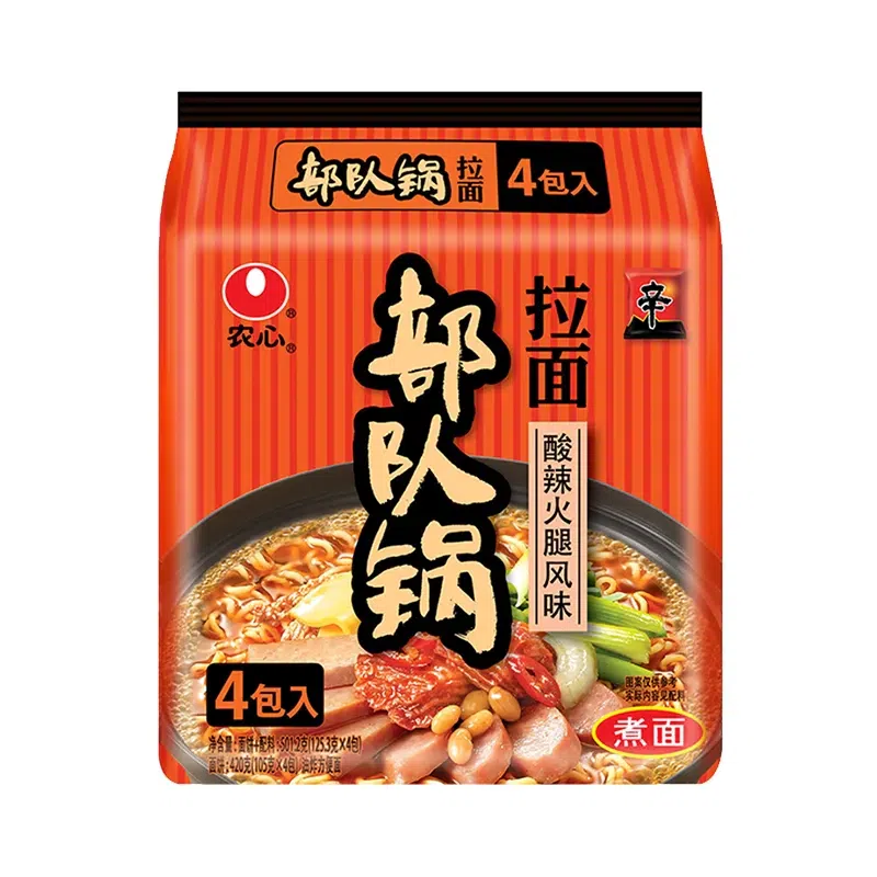 Nongshim Army Stew Ramen (Sour-Spicy Ham Flavor) 501.2 그램