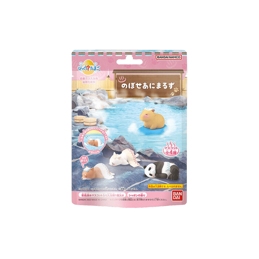 BANDAI BIKKURI TAMAGO NOBOKUERU ANIMARUZU Mascotingredient Bath Salts 1 pc (75g) 1 개