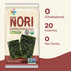 Kimnori Organic KBBQ Seaweed Snack 4g 12 Pack 1.68 oz