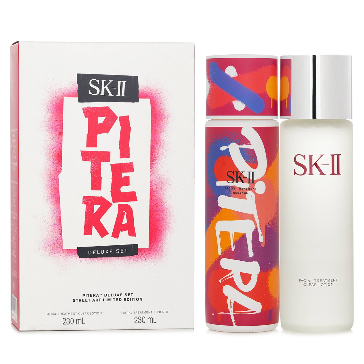 SK II Pitera Deluxe Set (Street Art Limited Edition): Facial Treatment Clear Lotion 230ml + Facial Treatment Essence (Red) 230ml 2ppcs 2 個