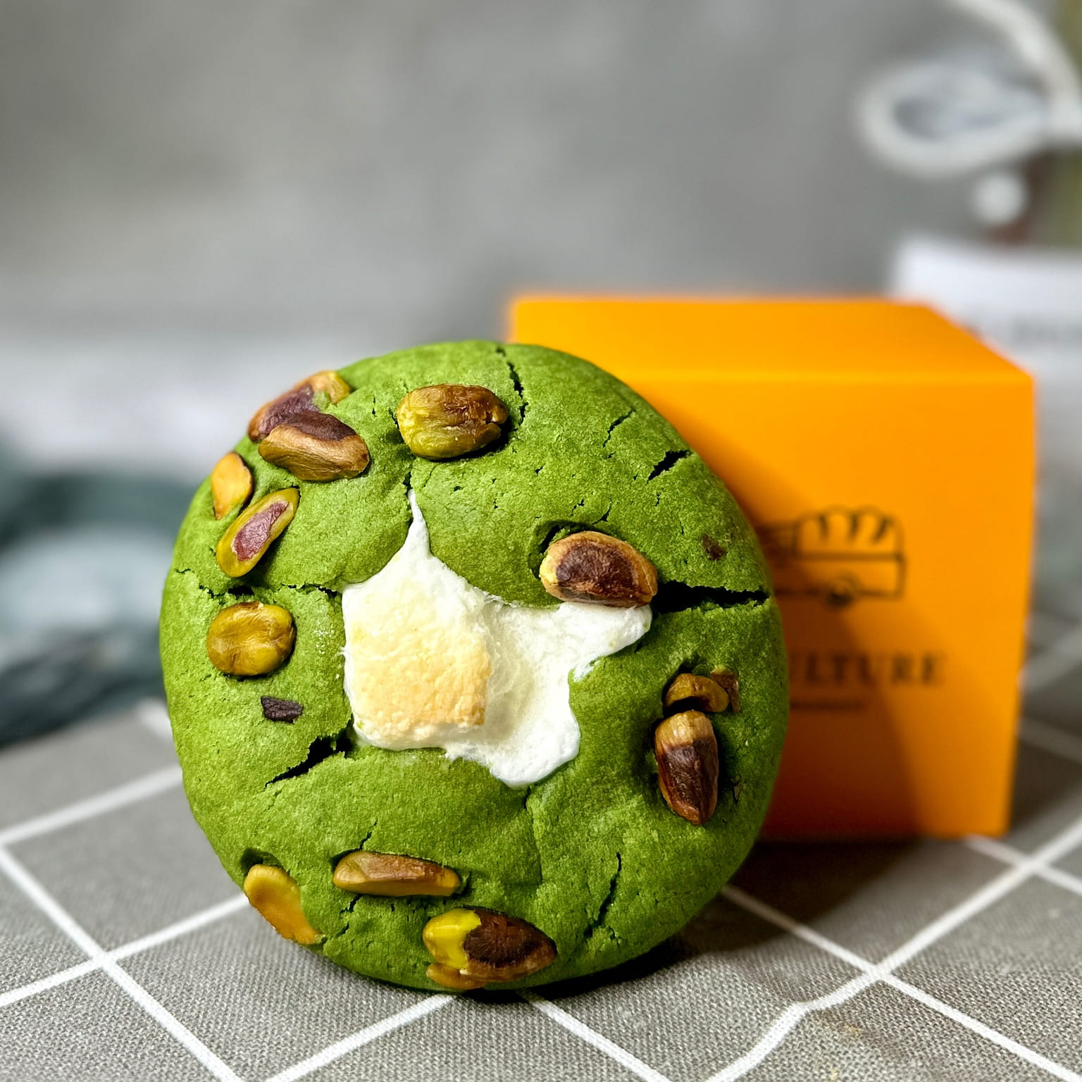 BakeCulture Matcha Pistachio Marshmallow Cookie 1pc 60 g