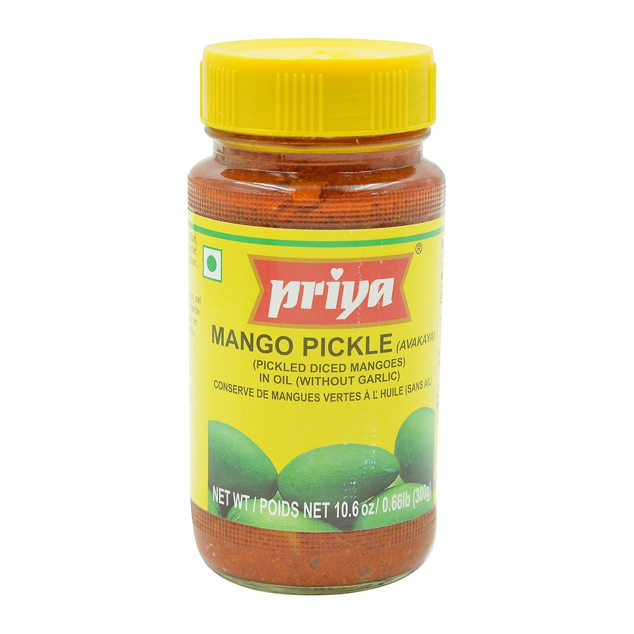 Priya Mango Pickle (Avakaya)-10.6oz 10.6 oz