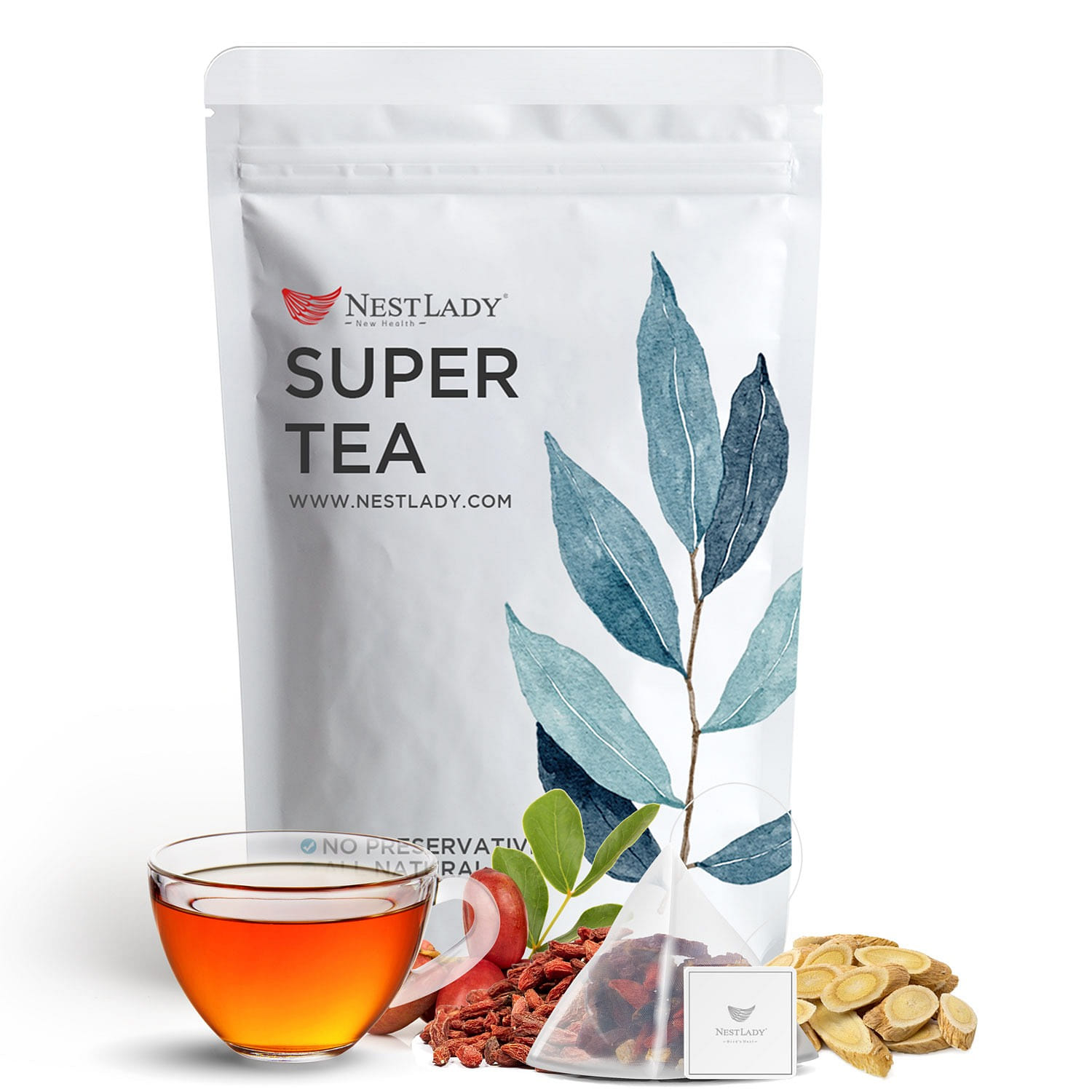 NESTLADY Astragalus, Red Date & Polygonatum Tea 1 count