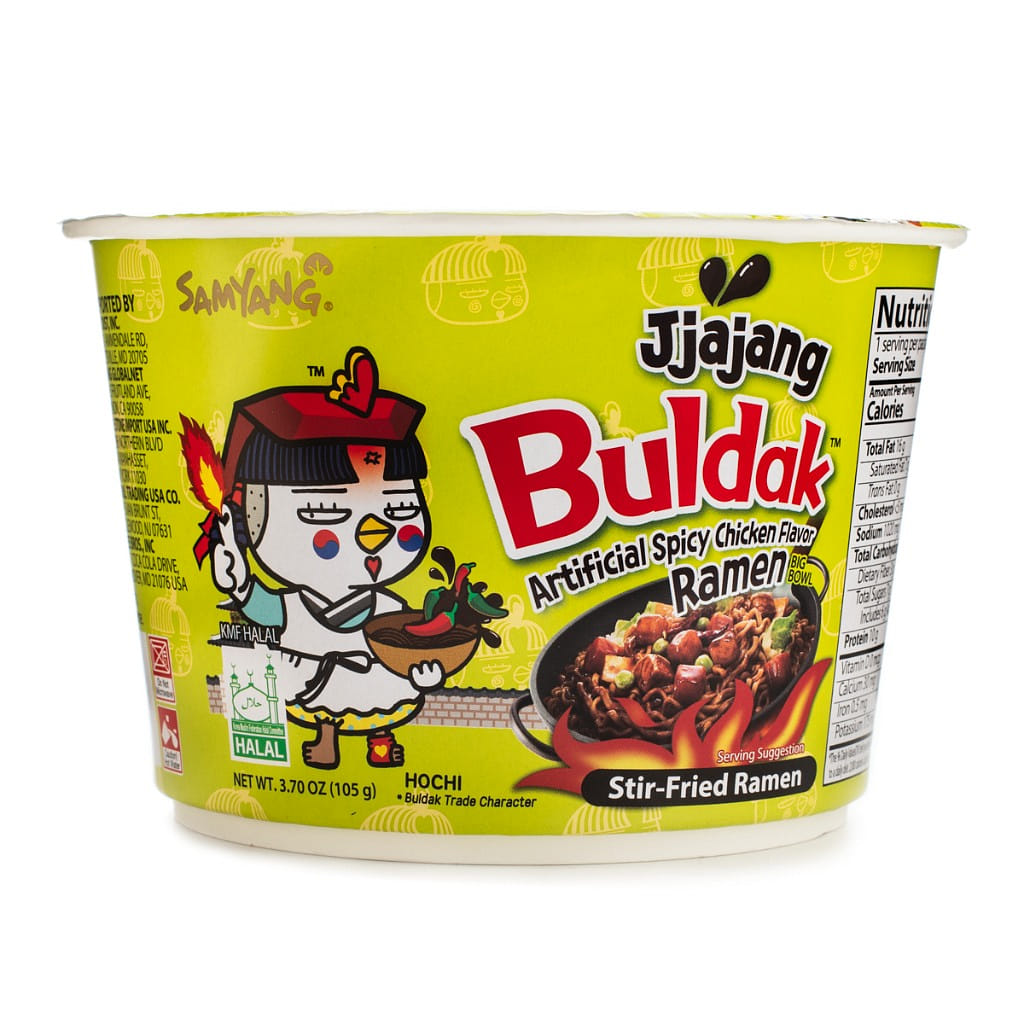 삼양 짜장 불닭볶음면 큰컵 3.7 온스