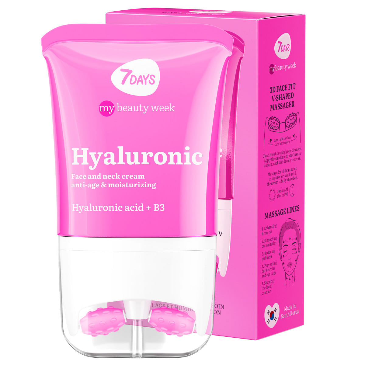 7DAYS Face & neck cream HYALURONIC ACID 80 ml / 2.7 fl.oz
