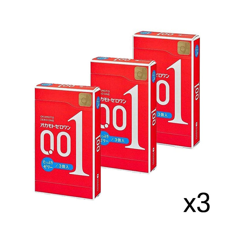 OKAMOTO 001 Condoms 3pcs/3boxes 1 개