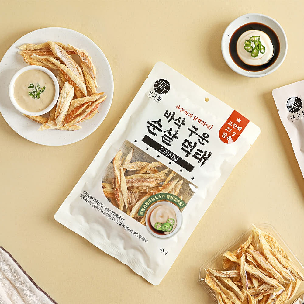 강고집 바삭 구운 순살 먹태 - 오리지널 45g 45 그램