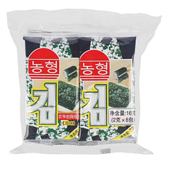 2 packs of 16g Nong Heng Rock braised Korean seaweed 32 g