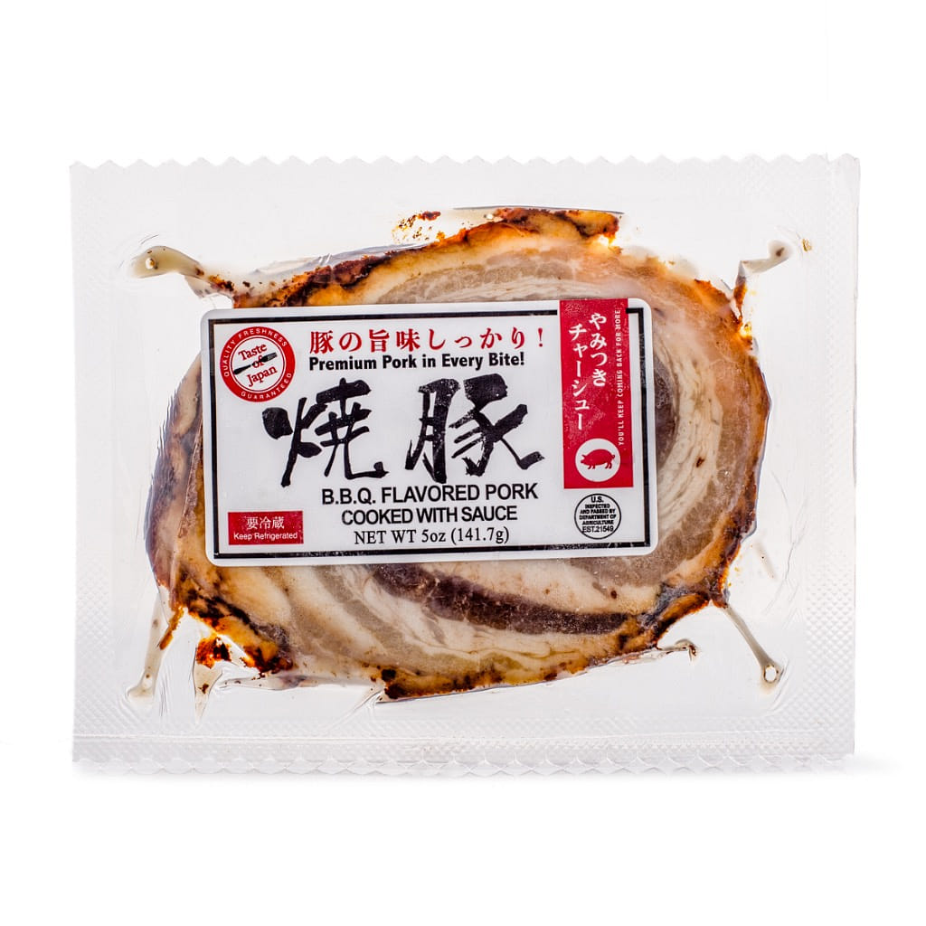 Taste of Japan Pre-Sliced Japanese Chashu, BBQ Flavor, Frozen 5 oz