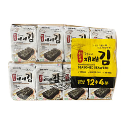 K-FISH Premium Roasted Seaweed 16pk 64 g