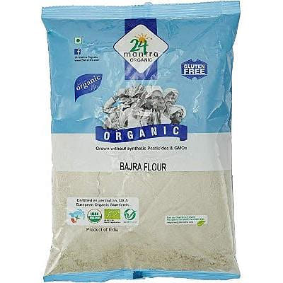 24 Mantra Organic Bajra (Pearl Millet) Flour, 2 lbs bag 2 파운드