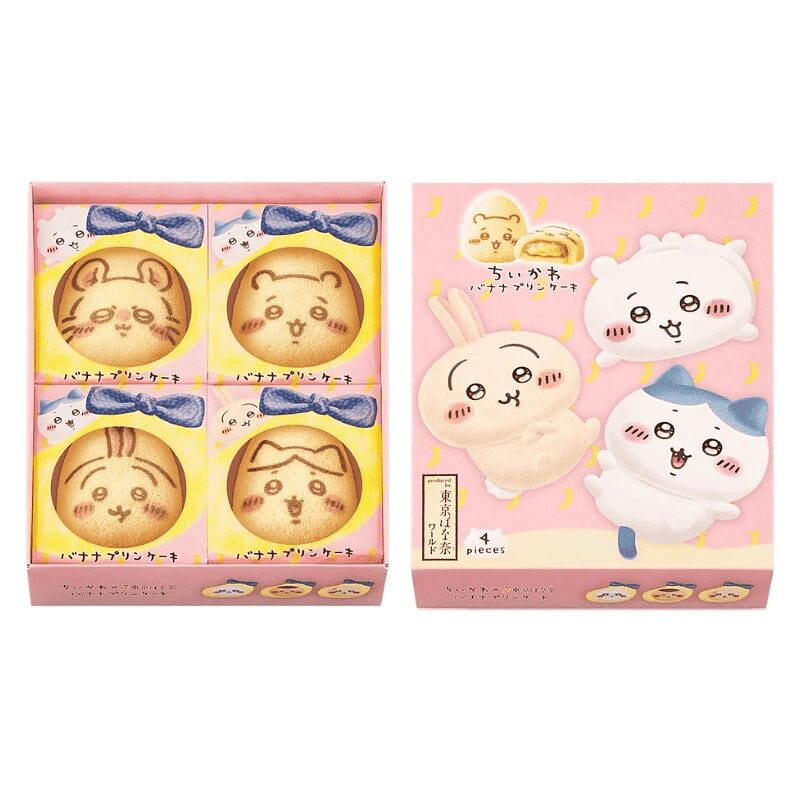 TOKYO BANANA x Chiikawa Banana Cream Cake 4pcs 1 box