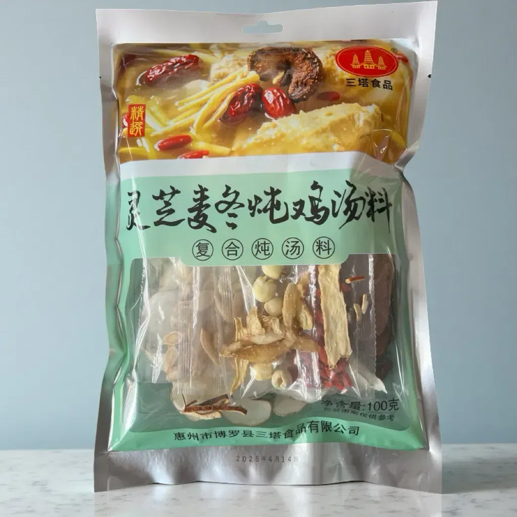 Lingzhi and Mai Dong Chicken Soup Ingredients 100 g