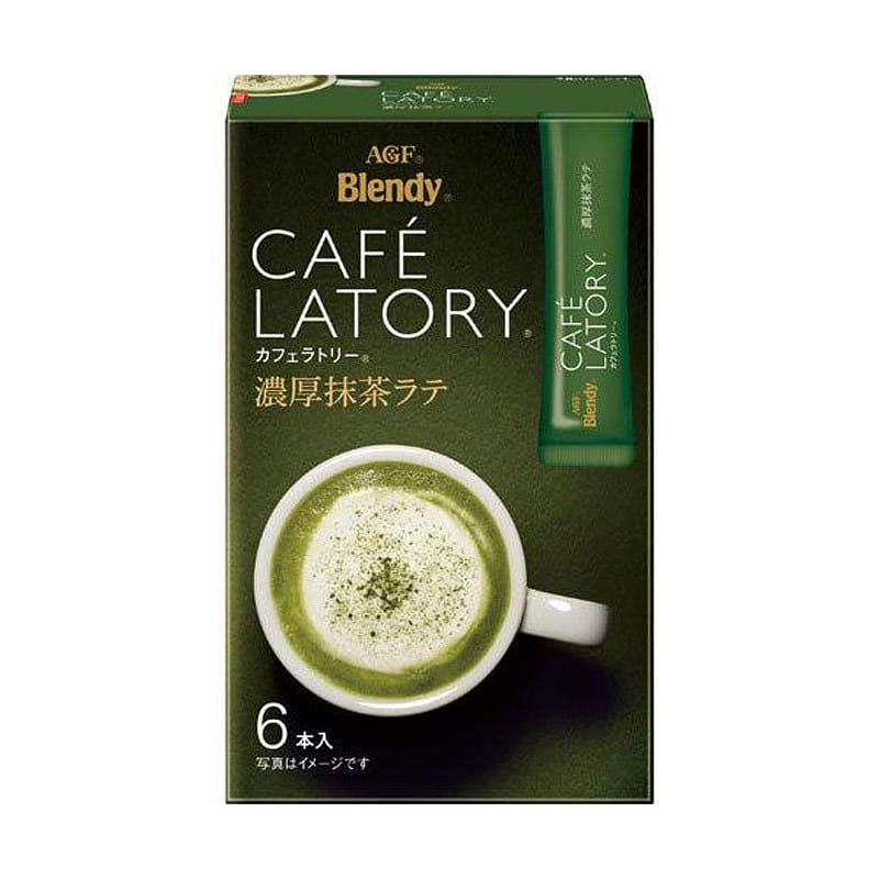 AGF Blendy Thick Uji Matcha Latte Coffee 6pcs 1 개