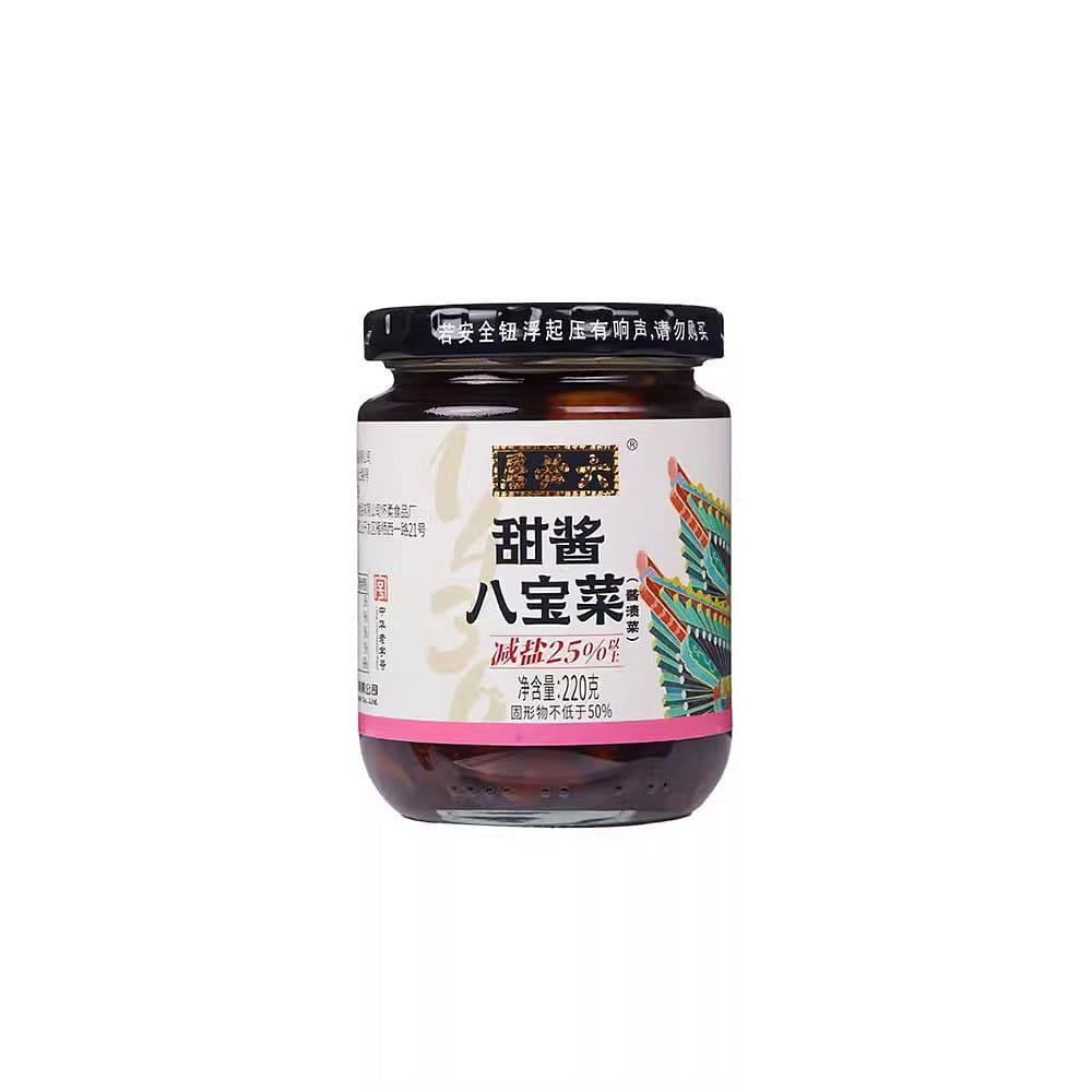 Lubijiu Pickled Vegetables with Sweet Sauce 220gBeijing SpecialtiesDishes 1 ขวด
