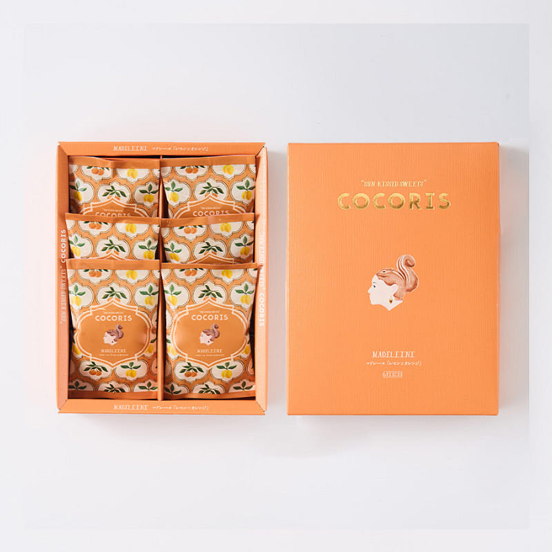 COCORIS Lemon & Orange Madeleines 6pcs 6 each