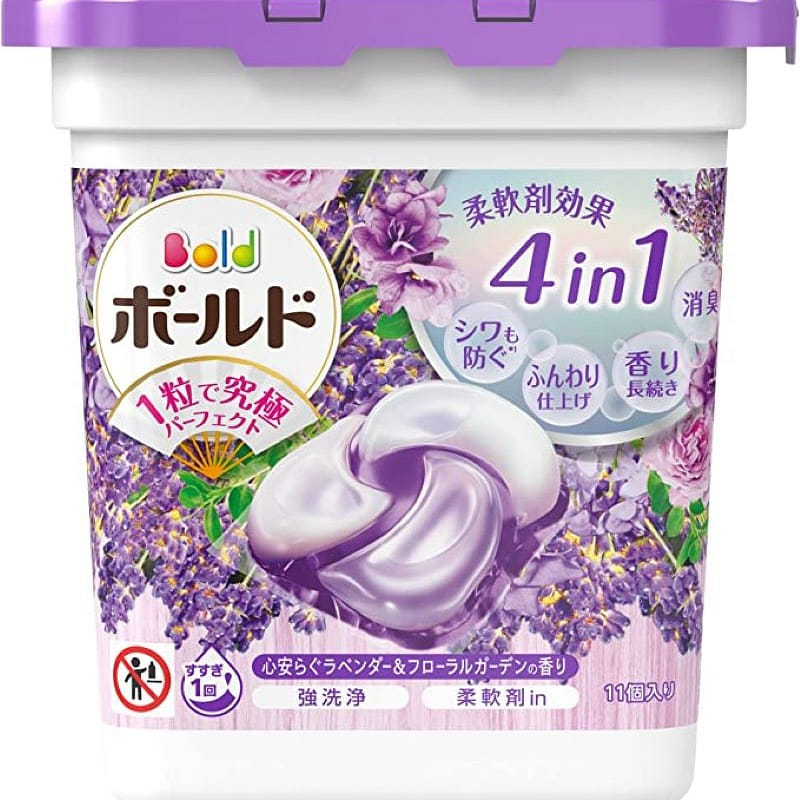 P&G Bold Laundry Detergent Gel Ball 4D Lavender & Floral Garden 11 count