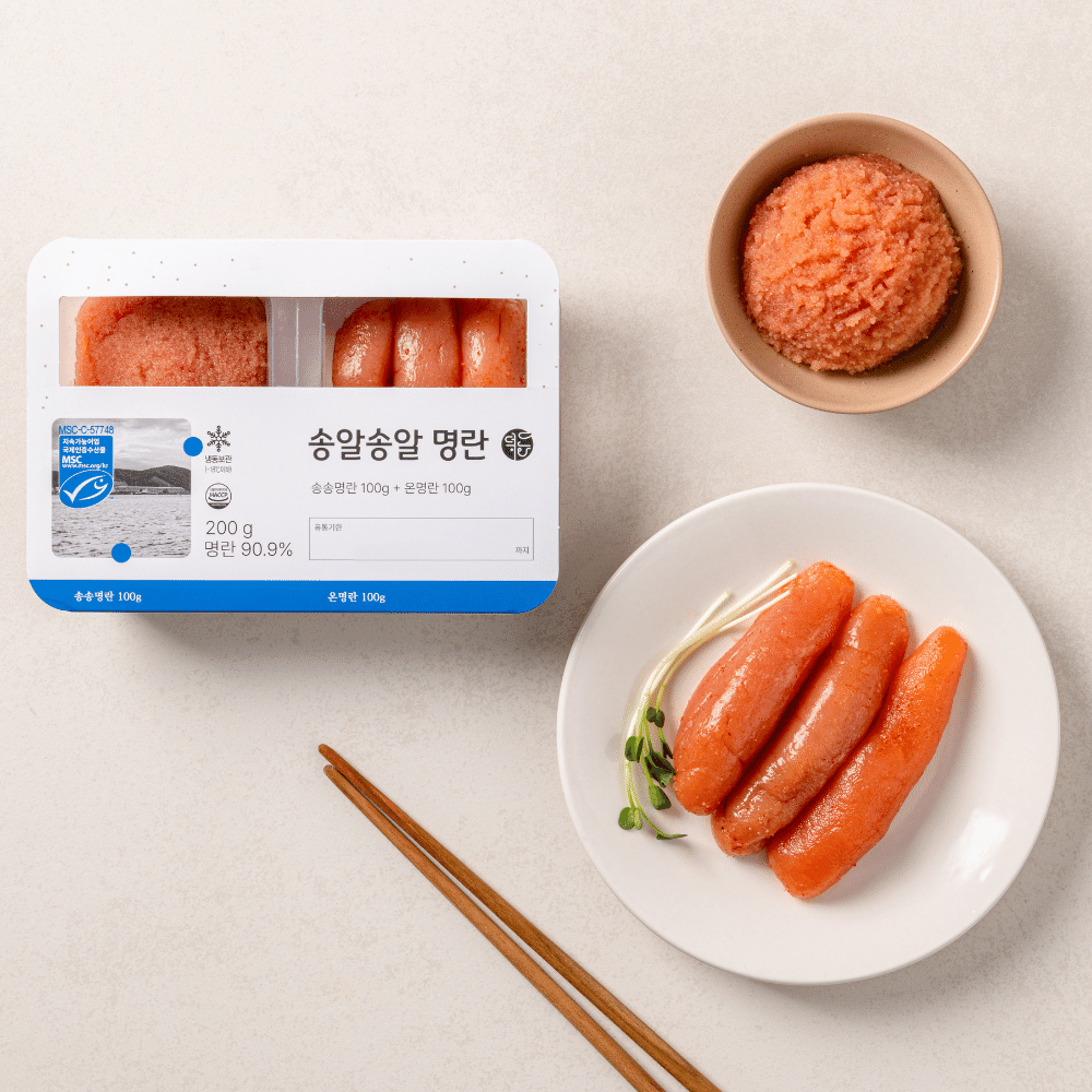 덕화명란 패키지 이벤트 송알 송알 200g, 10개 189.99 개입