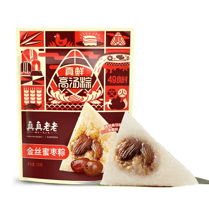 真真老老嘉兴粽子 金丝蜜枣粽130g 1 个