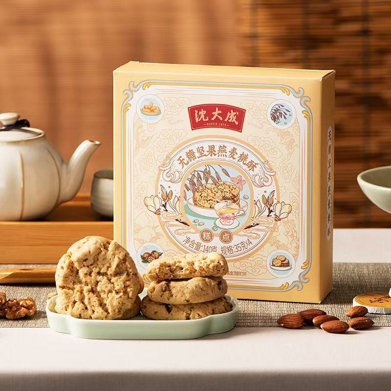 Shen Dacheng sugar-free nut oatmeal peach crisp 140 g