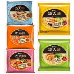 Kangshifu Tang Master Instant Noodles 5 bags * 85g, 1 bag for each of 5 flavors 425 g