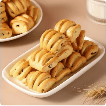 Monkey Zhixian Pure alkaline baked bun Shanxi speciality Crispy meal replacement 500 그램