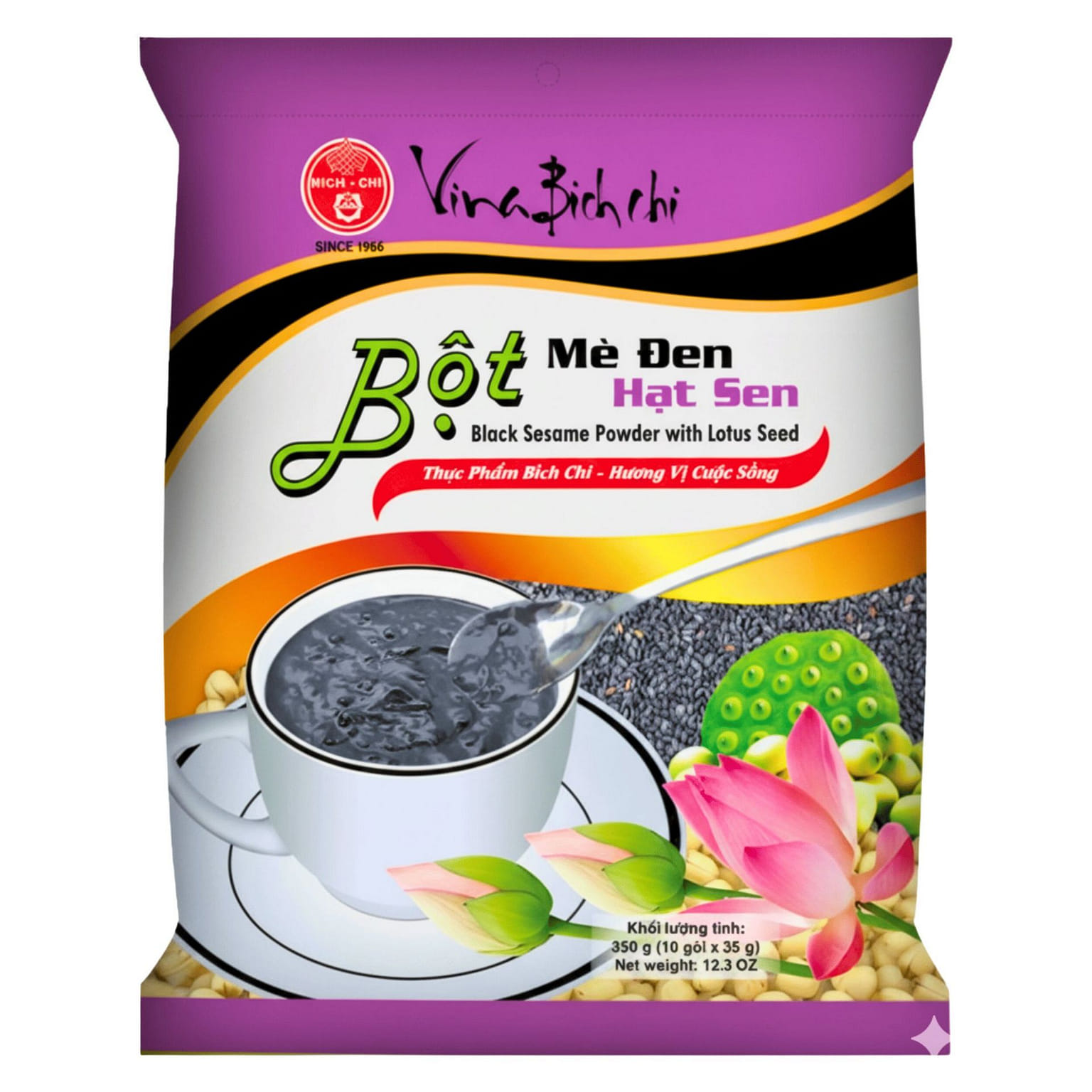 Vina Bích Chi Mè Đen & Hạt Sen 12.3oz 1 each