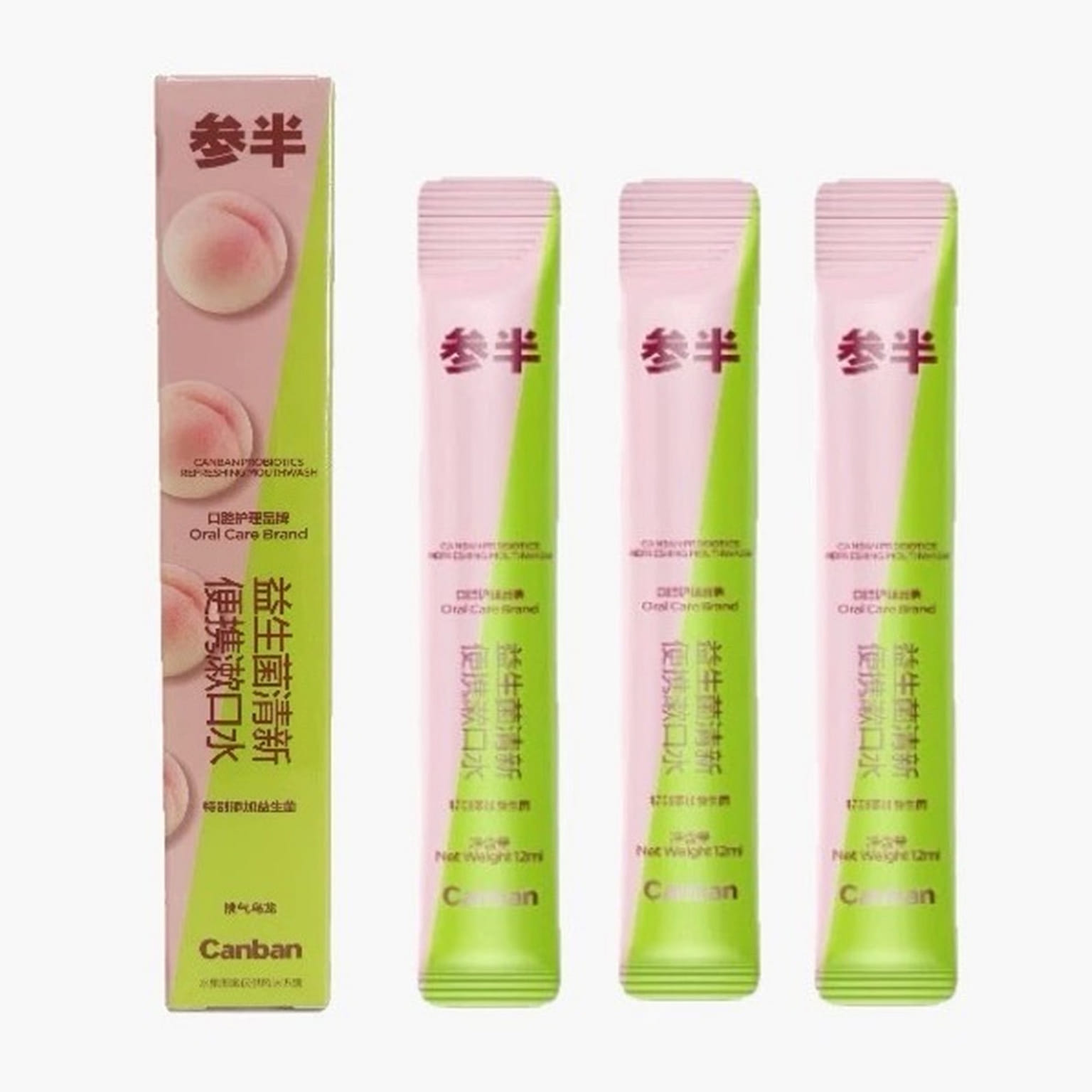 CanBan New Upgraded Package Mouthwash Peach Oolong 36 มิลลิลิตร