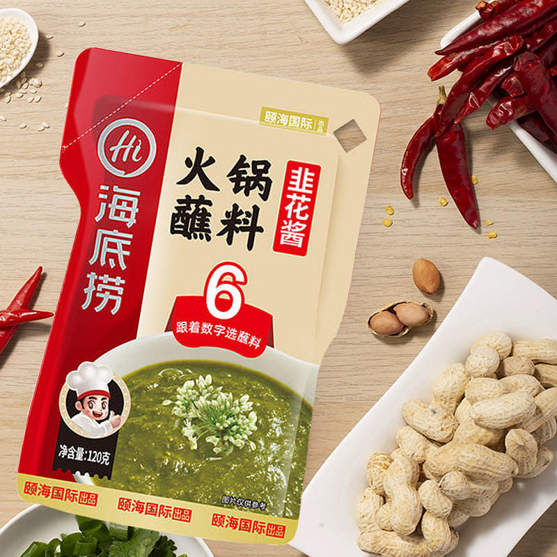 Haidilao hotpot leek Flower Sauce 120g*1 bag 120 g