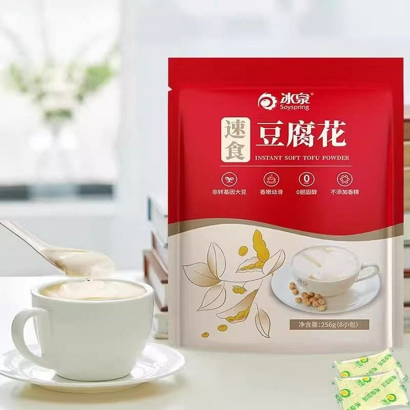 冰泉 速食豆腐花256g*1袋 豆浆豆花豆腐脑粉早餐下午茶 256 克