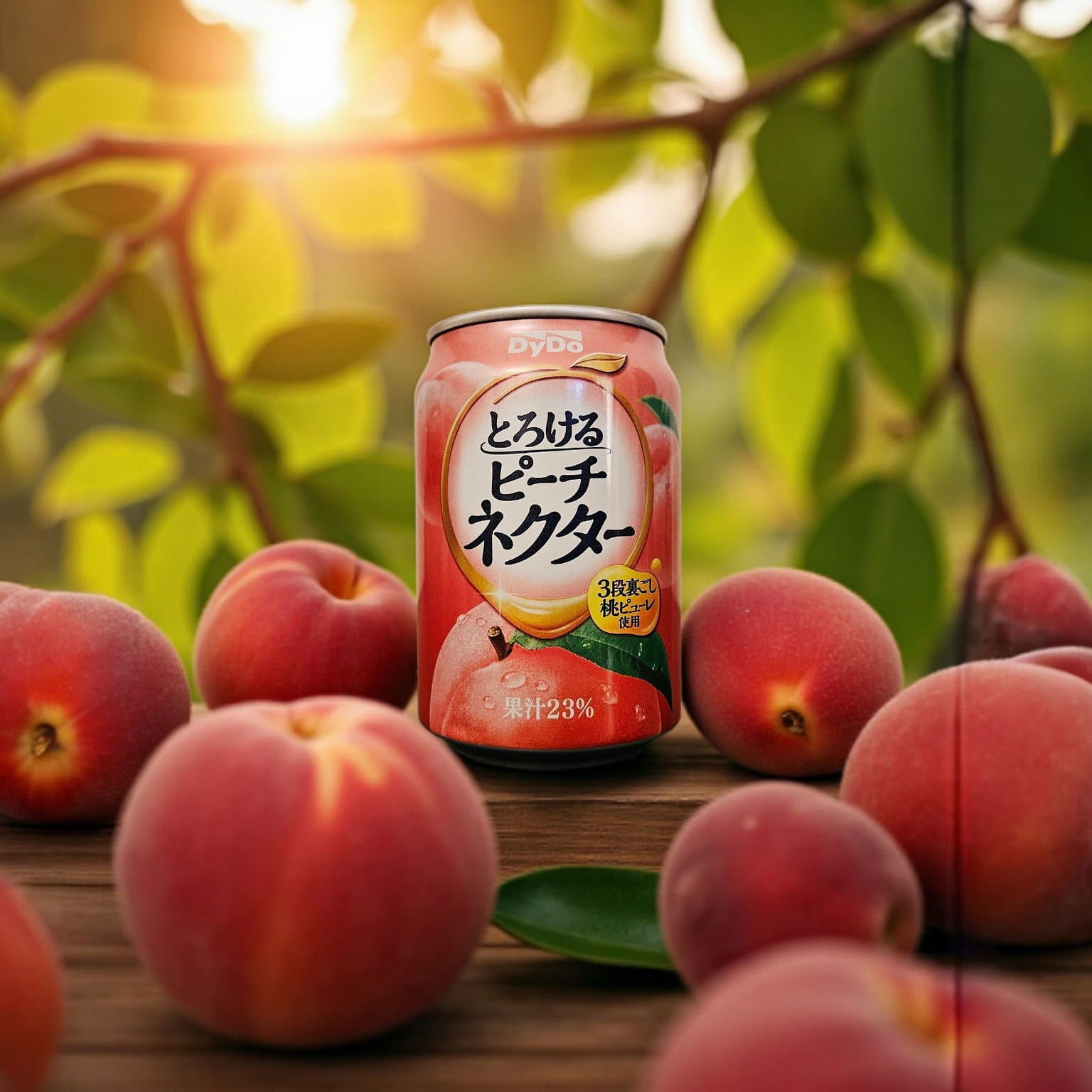 DyDo-Japanese Torokeru Peach Nectar Drink 270 g