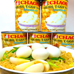 DELICIOUS EXOTIC QUAIL EGGS FROM THAILAND 425 g