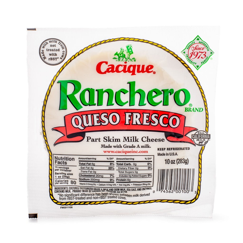Cacique Ranchero Queso Fresco Queijo Fresco 10 oz
