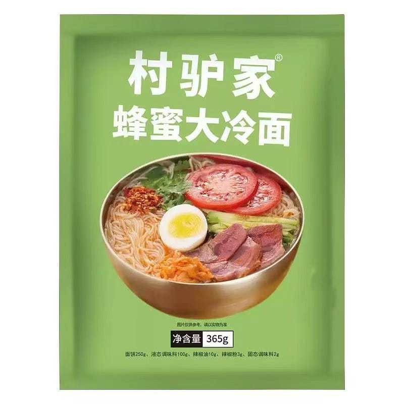 Village Donkey's Honey Big Cold Noodles 365g 1 pack