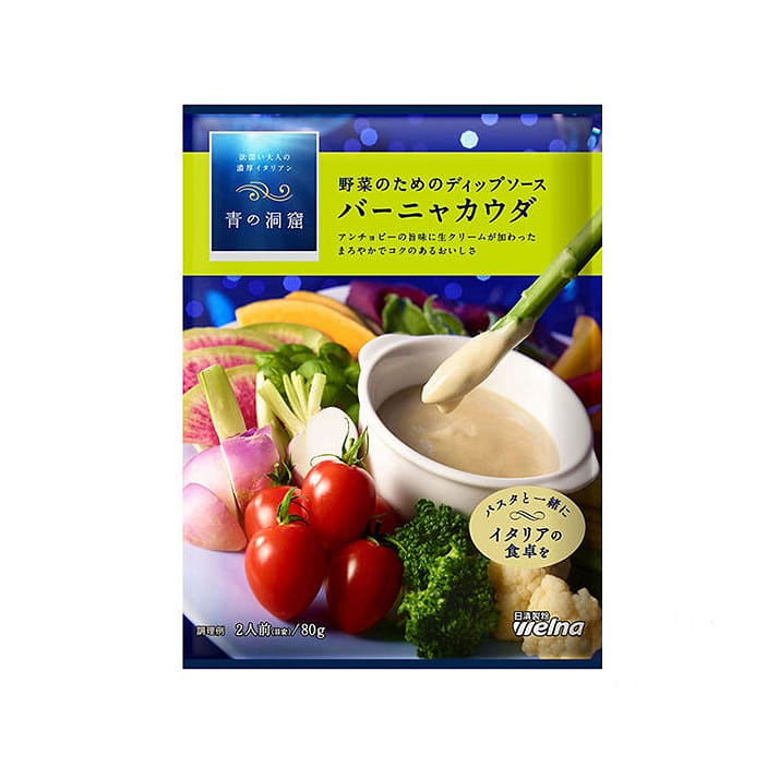 Nisshin Seifun Wellna Blue Grotto Dip Sauce for Vegetables Bagna Cauda 80g 1 phần