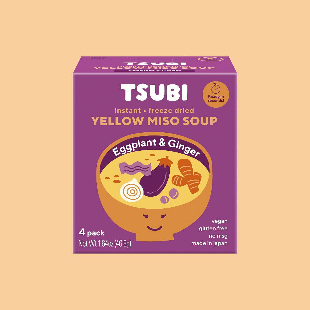 Yellow Miso with Eggplant & Ginger Pack of 4- 1 กล่อง