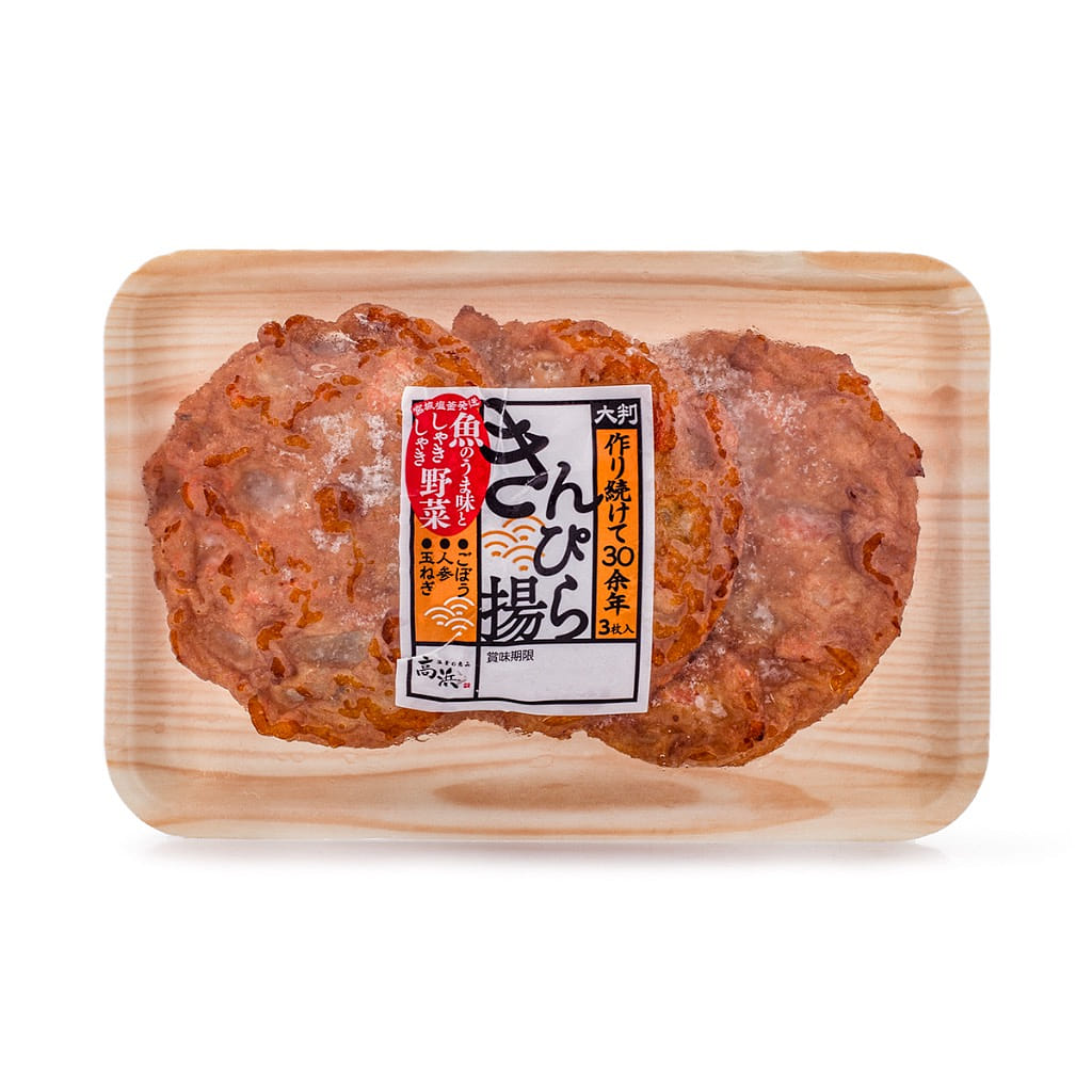 大判 きんぴら揚げ 冷凍 3枚入 6.7 オンス
