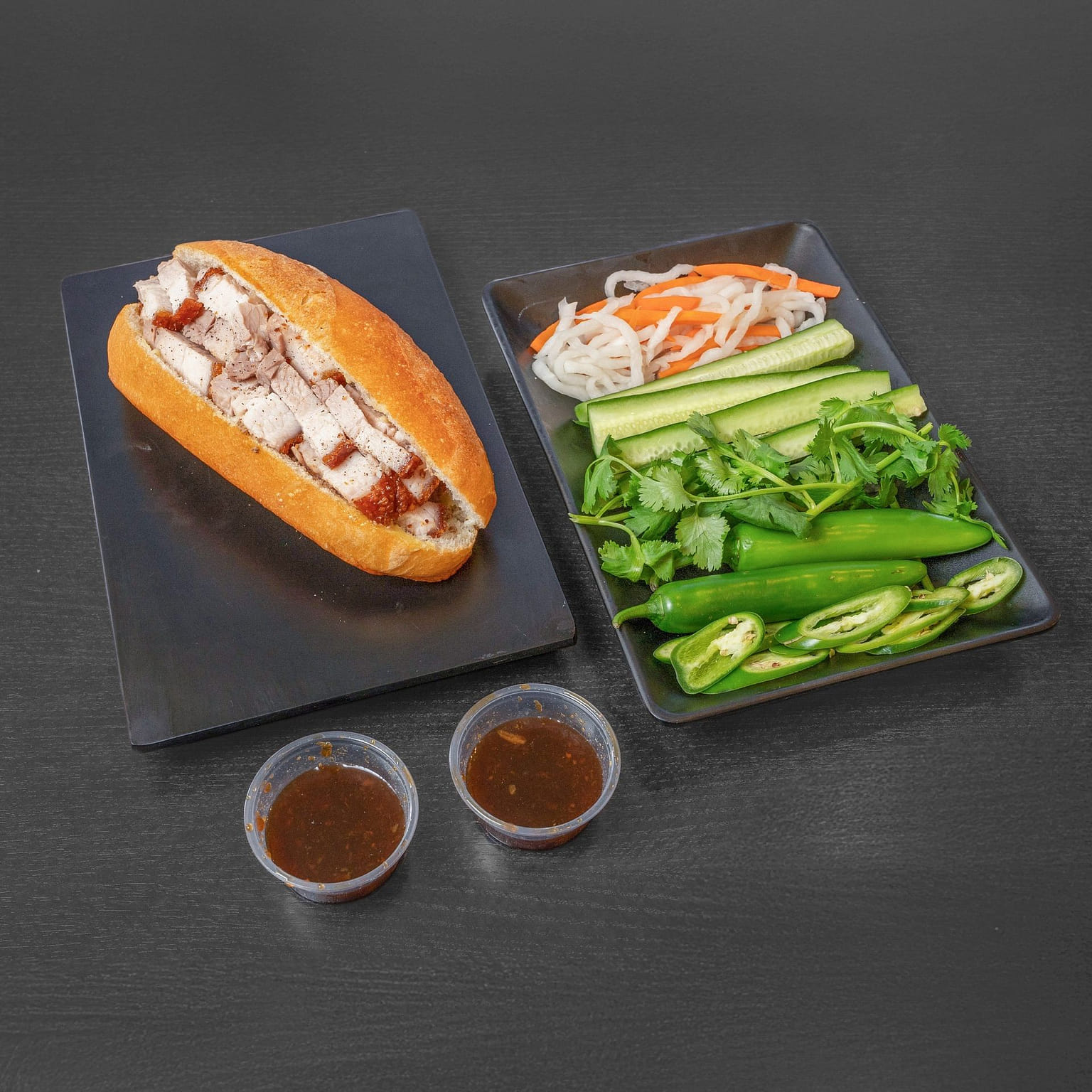 Vietnamese Mini Crispy Pork Belly Banh Mi 300g 1 each