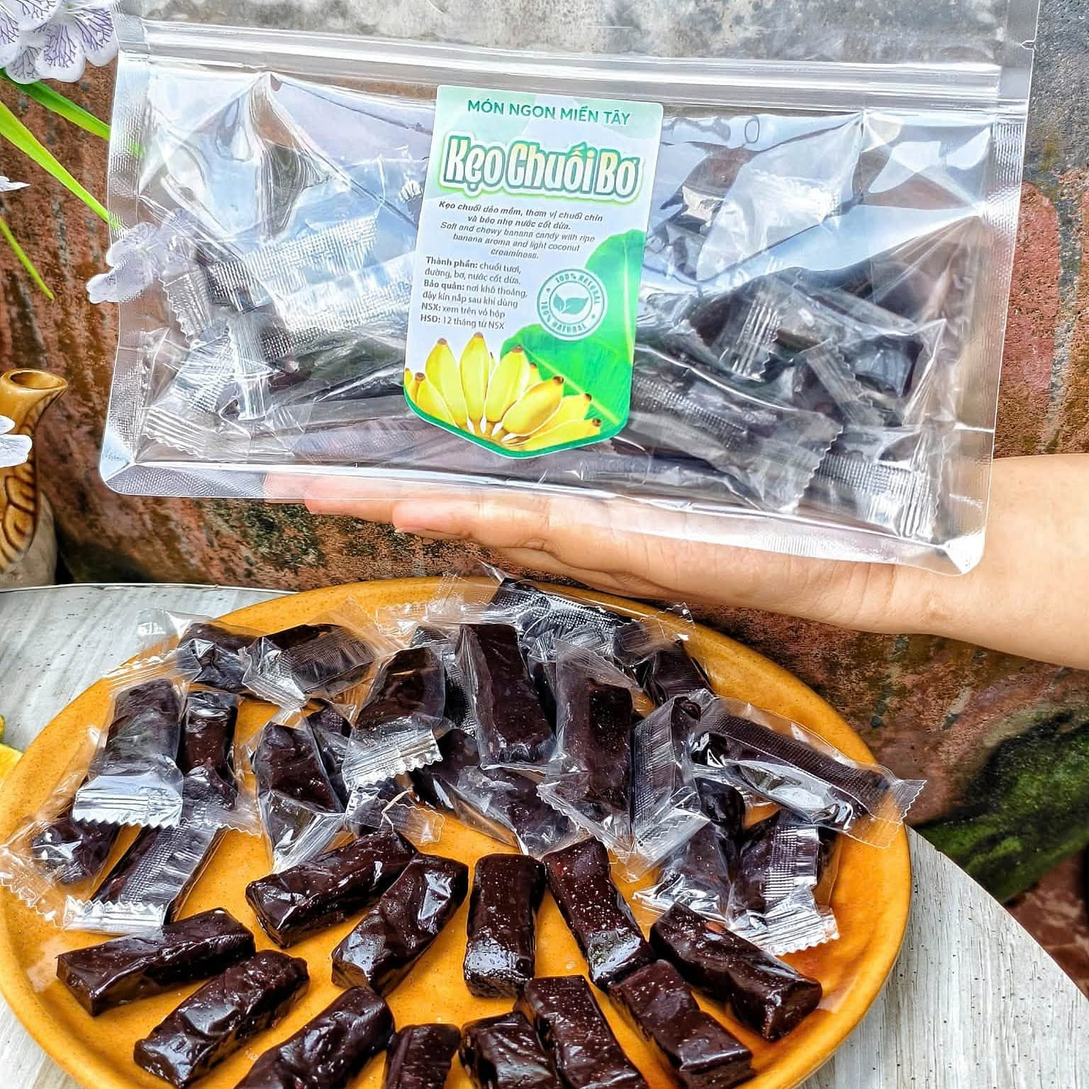 Vietnamese Banana Chewy Candy 500 g