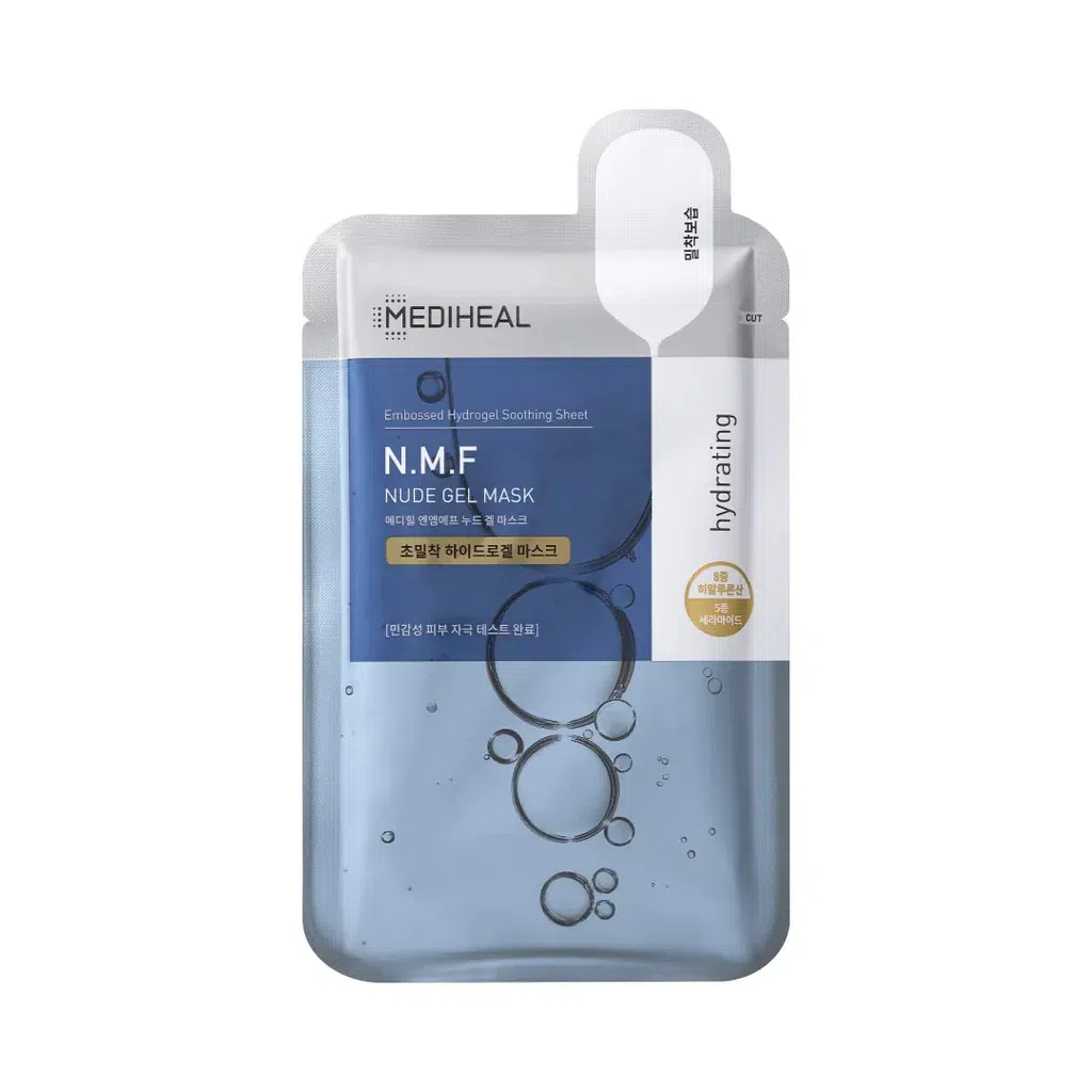 Mediheal N.M.F Aquaring Nude Gel Mask - 1 Box of 10 Sheets 1 케이스