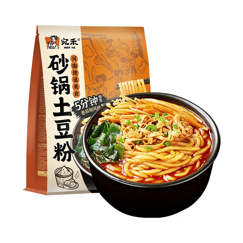 Wanhe clay pot potato noodles Individual seasoning 320 กรัม
