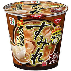 NISSIN Soup SUMIRE Wonton Miso Garlic Cup Food 46g 1 each