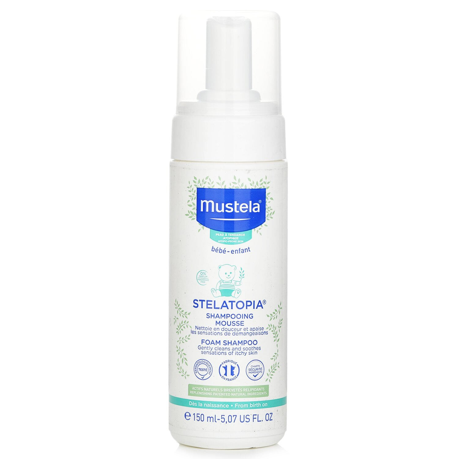 Mustela Sitanya 泡棉洗髮精(溫和清潔並緩解皮膚搔癢) 150ml/5.07oz 150 毫升