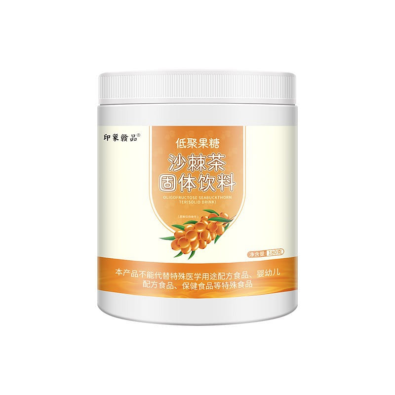 Impression Ganpin] Oligofructose Sea Buckthorn Tea Solid Drink 180g 1 ขวด