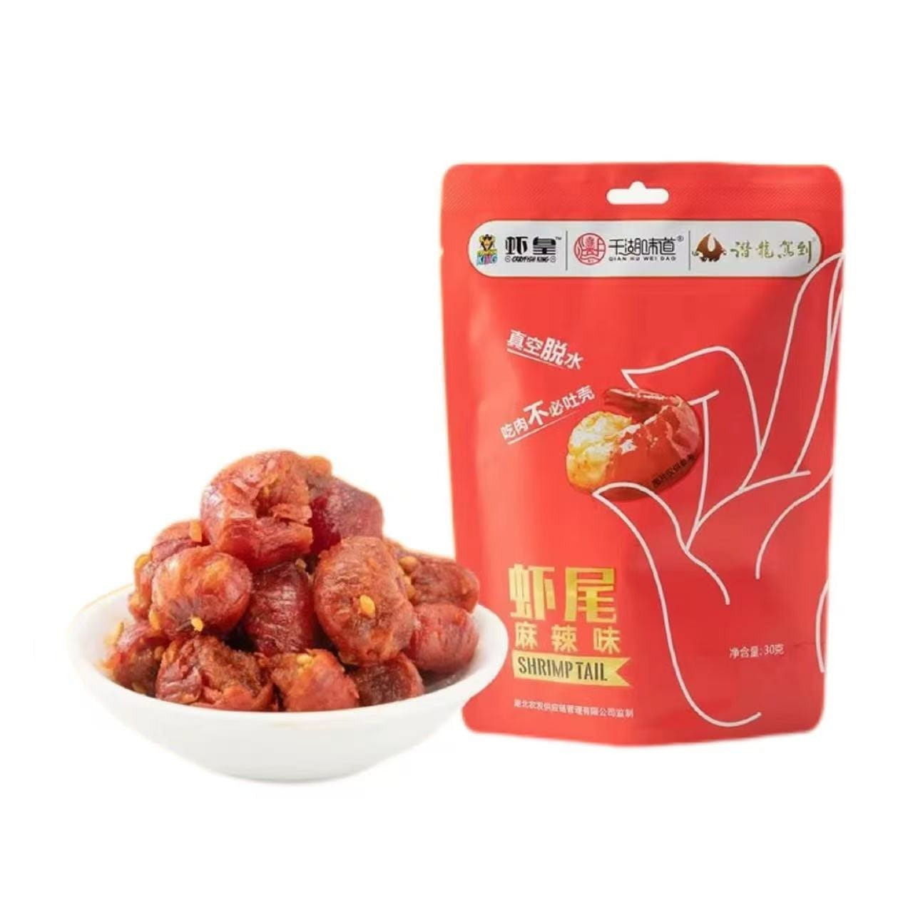 Shrimp King Spicy Flavor Shrimp Tail 30g 30 그램