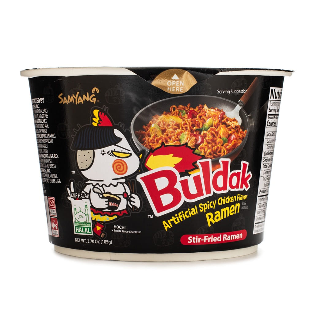 Samyang บูลดัก ราเมน ชาม รสไก่เผ็ด 3.7 ออนซ์