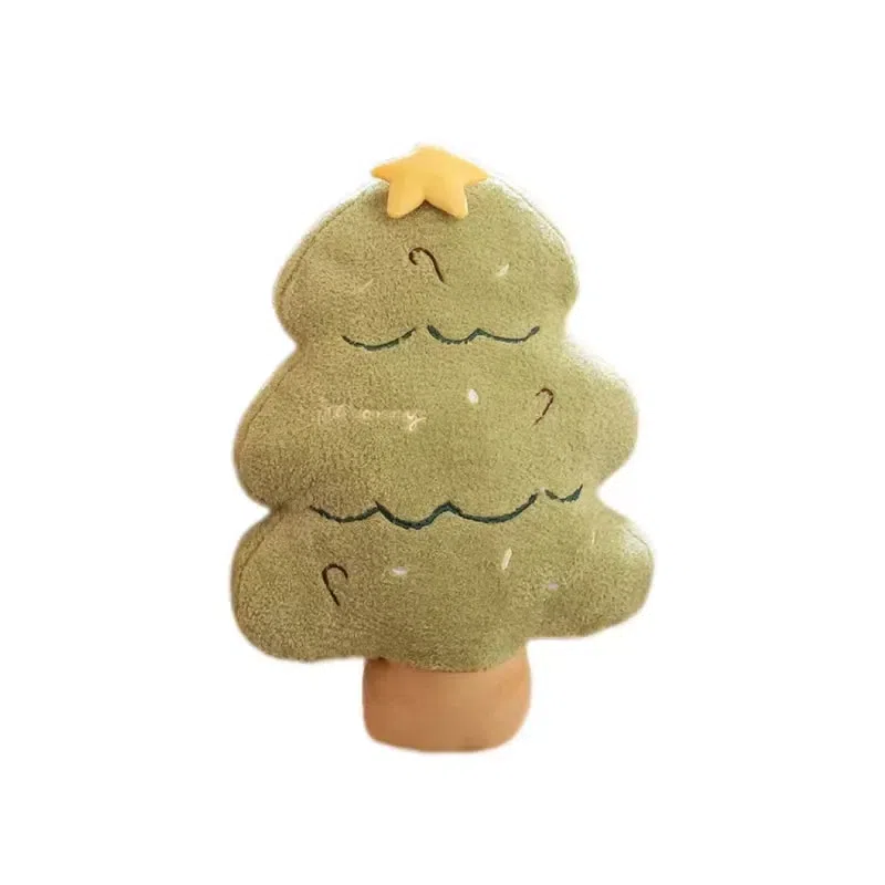 Christmas Tree Colorful Lines Throw Pillows Christmas Decoration -Green(55cm) 1 개