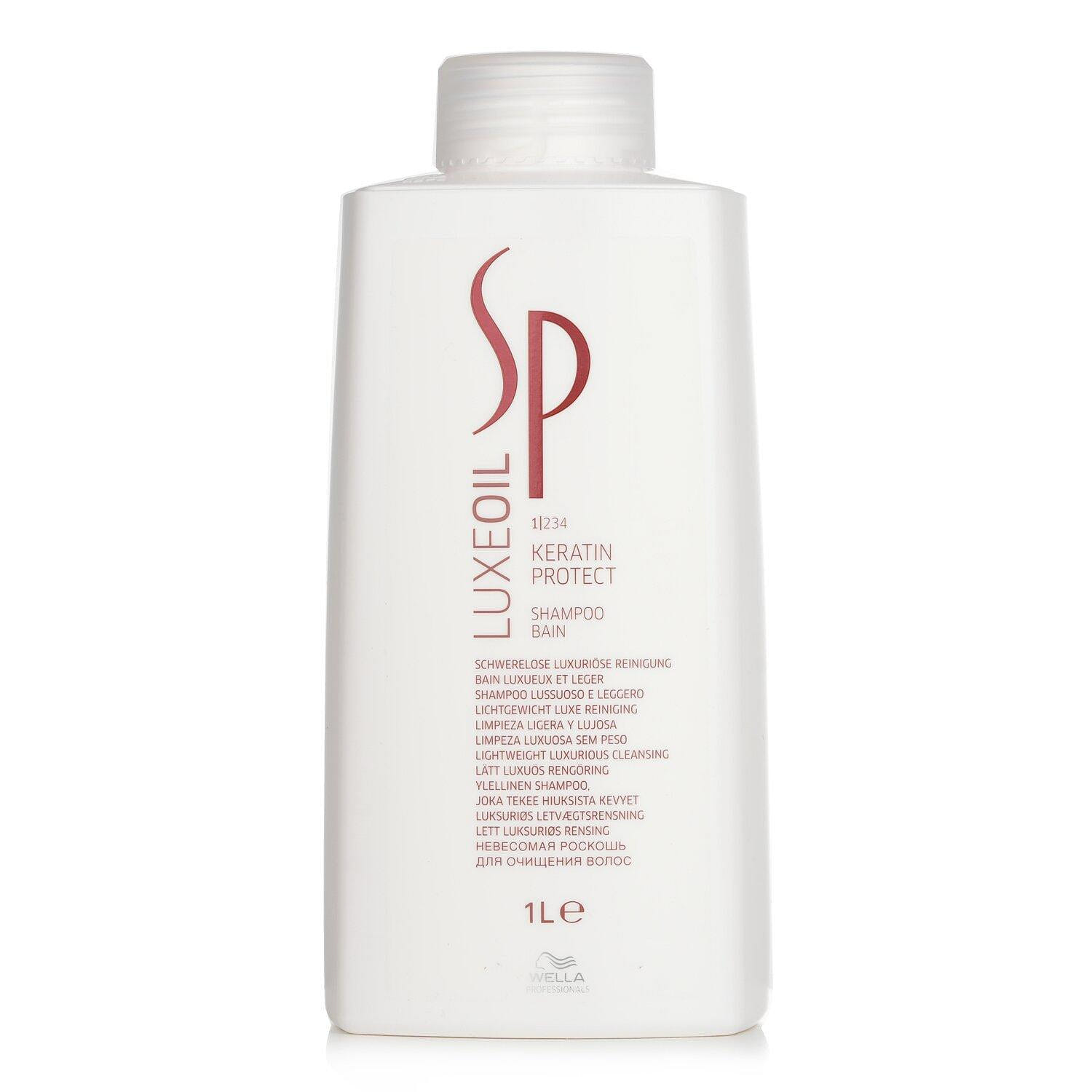 Wella SP Luxe Oil Keratin Protect Shampoo (Lightweight Luxurious Cleansing) 1000ml/33.8oz 1000 밀리리터